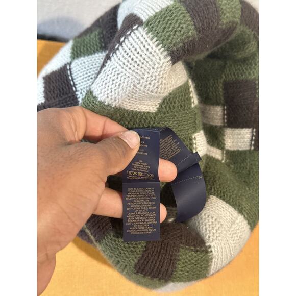 Louis Vuitton Camouflage beaded marque beanie bonnet - Picture 5 of 11